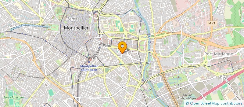 localisation de l'entreprise SCI LA RUFFE à MONTPELLIER