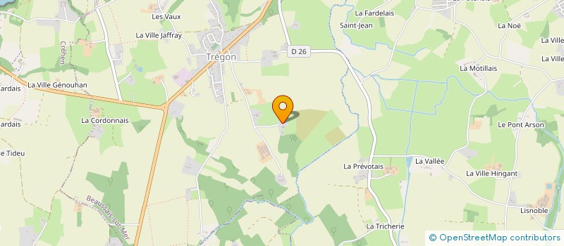 localisation de l'entreprise SCI LA RUMINE  BEAUSSAIS-SUR-MER