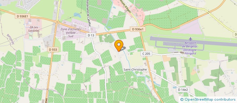 localisation de l'entreprise SCI LA SABATIERE à BERGERAC