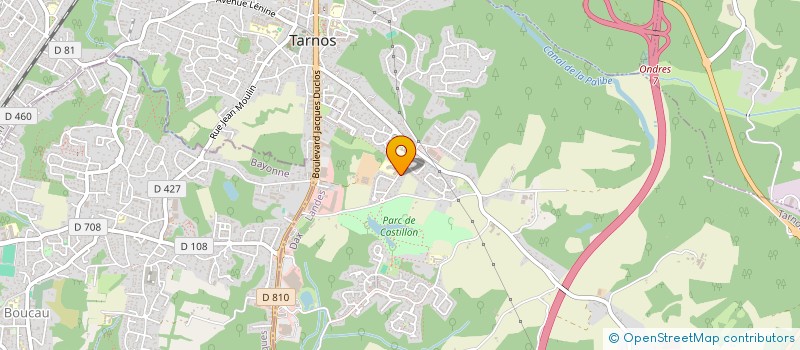 localisation de l'entreprise SCI LA SABLERE  TARNOS