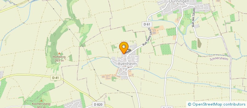 localisation de l'entreprise SCI LA SABLIERE  SCHNERSHEIM