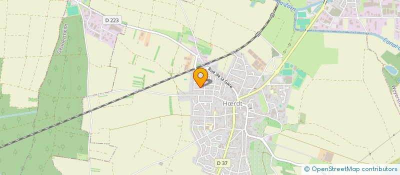 localisation de l'entreprise SCI LA SABLIERE  HRDT