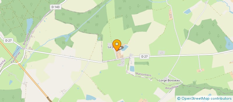 localisation de l'entreprise SCI LA SABLIERE  MAISONTIERS