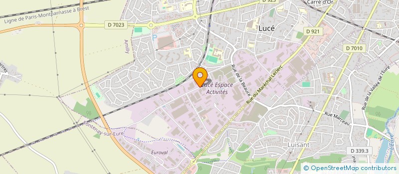 localisation de l'entreprise SCI LA SABLIERE à LUCE