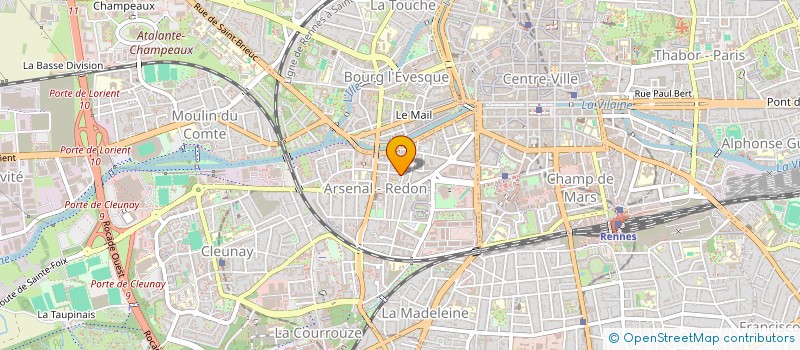 localisation de l'entreprise SCI LA SABLIERE  RENNES