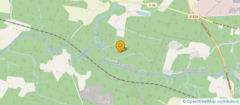 localisation de l'entreprise SCI LA SABLIERE  CAMPET-ET-LAMOLERE