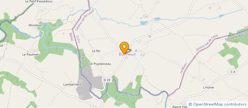 localisation de l'entreprise SCI LA SABLONNIERE à CHAILLAC