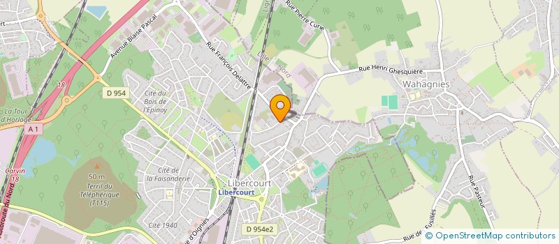 localisation de l'entreprise SCI LA SABLONNIERE  LIBERCOURT