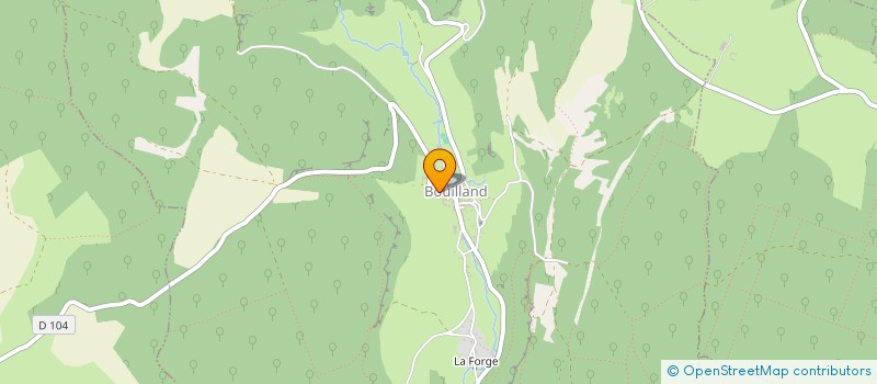 localisation de l'entreprise SCI LA SABOTERIE - BURGUNDY  BOUILLAND