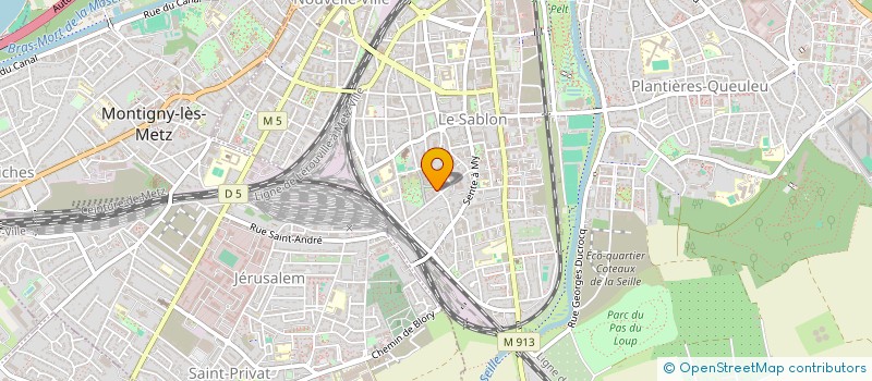 localisation de l'entreprise SCI LA SABOTERIE D'EMILE ET UNE NUITS  METZ