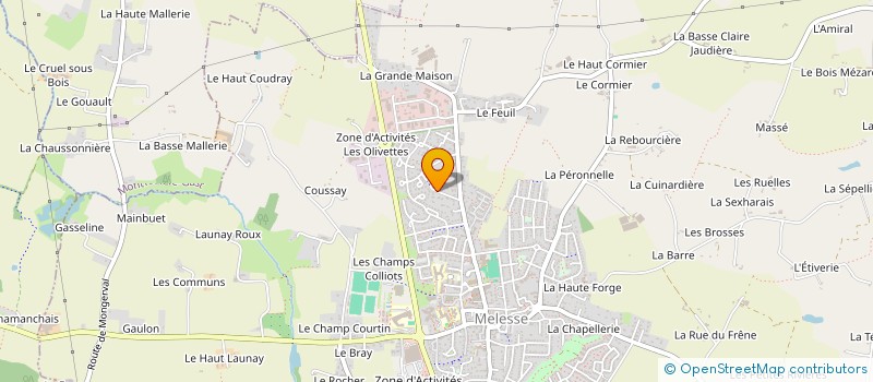 localisation de l'entreprise SCI LA SABOTTIERE  MELESSE