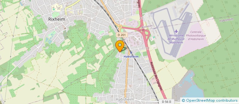 localisation de l'entreprise SCI LA SAGA  BRUEBACH