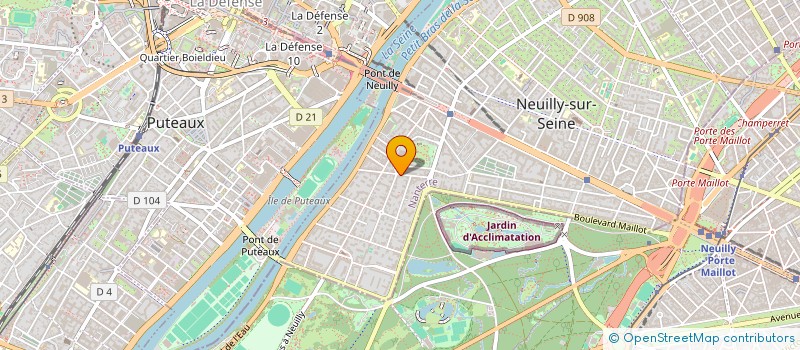 localisation de l'entreprise SCI LA SAGESSE à NEUILLY-SUR-SEINE