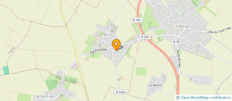 localisation de l'entreprise SCI LA SAGESSE  ANISY