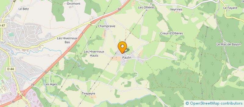 localisation de l'entreprise SCI LA SAGNE  MONISTROL-SUR-LOIRE