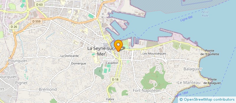 localisation de l'entreprise SCI LA SAGNO à LA SEYNE-SUR-MER