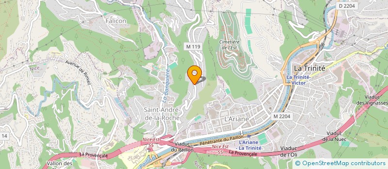 localisation de l'entreprise SCI LA SAGNO  SAINT-ANDRE-DE-LA-ROCHE