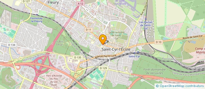 localisation de l'entreprise SCI LA SAINT CYRIENNE à SAINT-CYR-L'ECOLE
