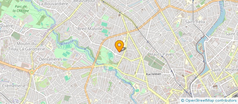 localisation de l'entreprise SCI LA SAINT CYRIENNE  NANTES