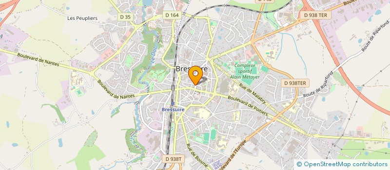 localisation de l'entreprise SCI LA SAINT SAUVEUR  BRESSUIRE