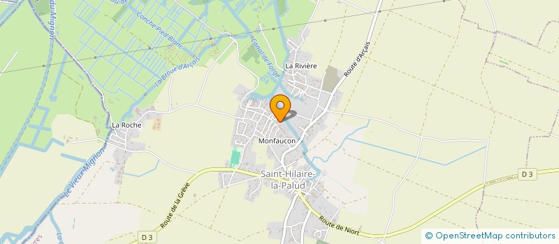 localisation de l'entreprise SCI LA SAINTAISE  SAINT-HILAIRE-LA-PALUD