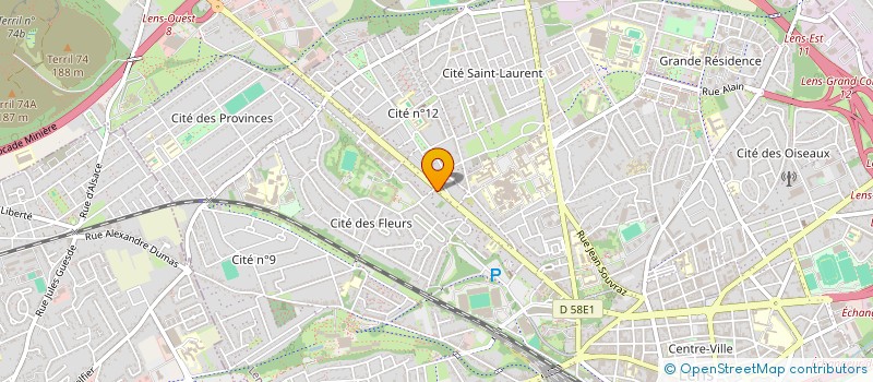 localisation de l'entreprise SCI LA SAINTE AGNANTE  LENS