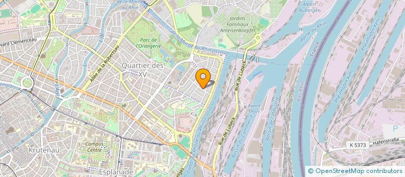 localisation de l'entreprise SCI LA SAINTE FAMILLE  STRASBOURG