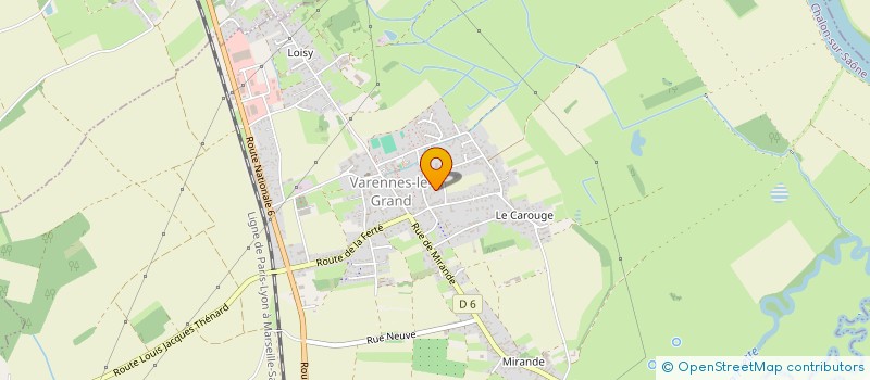 localisation de l'entreprise SCI LA SAINTIGNOLE  SAINT-AMBREUIL