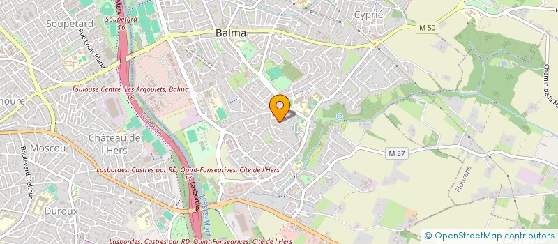 localisation de l'entreprise SCI LA SAINTO à BALMA