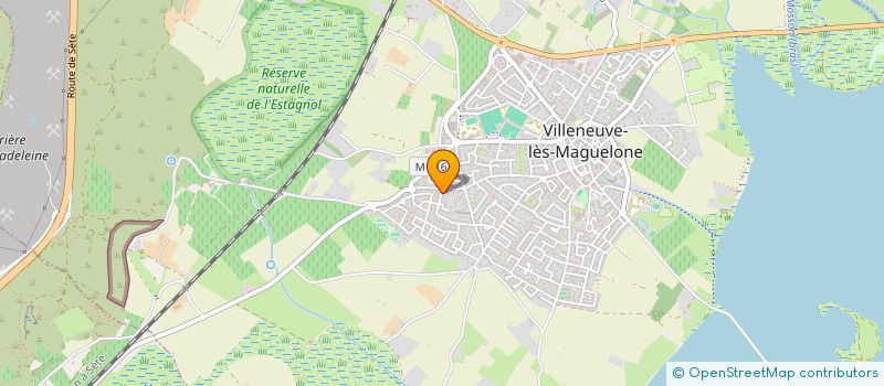 localisation de l'entreprise SCI LA SALADELLE  VILLENEUVE-LES-MAGUELONE