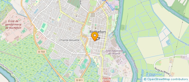 localisation de l'entreprise SCI LA SALAMANDRE  ROCHEFORT