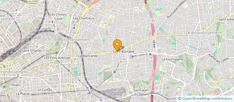 localisation de l'entreprise SCI LA SALAMANDRE à MARSEILLE