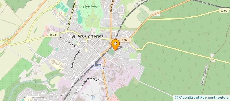 localisation de l'entreprise SCI LA SALAMANDRE à VILLERS-COTTERETS