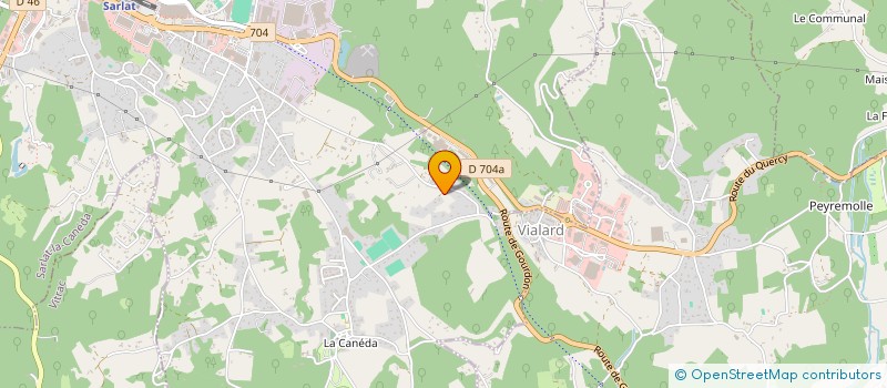 localisation de l'entreprise SCI LA SALAMANDRE à SARLAT-LA-CANEDA