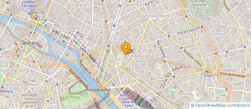 localisation de l'entreprise SCI LA SALAMANDRE  PARIS