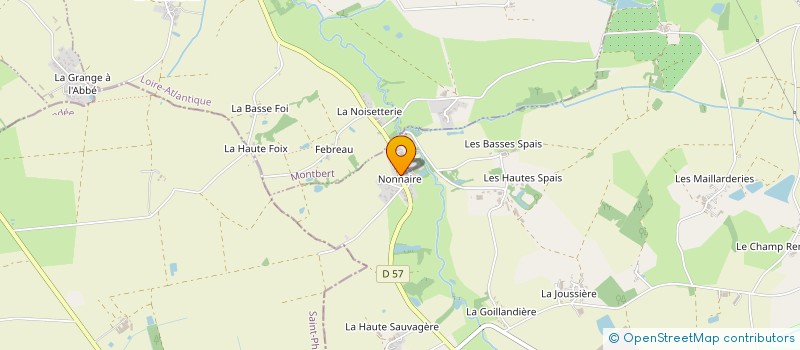 localisation de l'entreprise SCI LA SALAMANDRE  LA PLANCHE