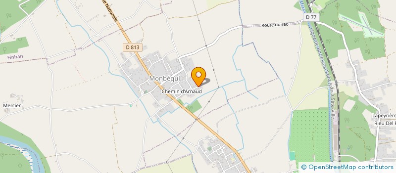 localisation de l'entreprise SCI LA SALAMANDRE  MONBEQUI