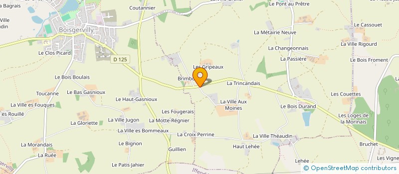 localisation de l'entreprise SCI LA SALAMANDRE  SAINT-UNIAC