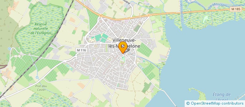 localisation de l'entreprise SCI LA SALAMANDRE  VILLENEUVE-LES-MAGUELONE