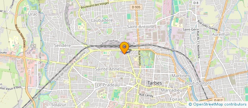 localisation de l'entreprise SCI LA SALAMANQUE  TARBES