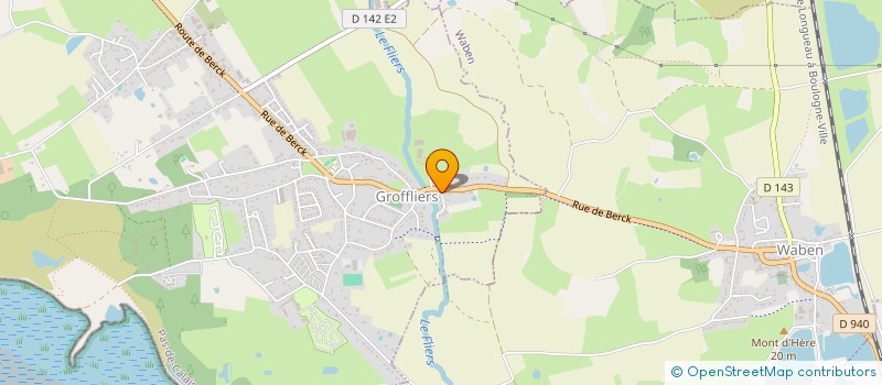 localisation de l'entreprise SCI LA SALETTE  GROFFLIERS