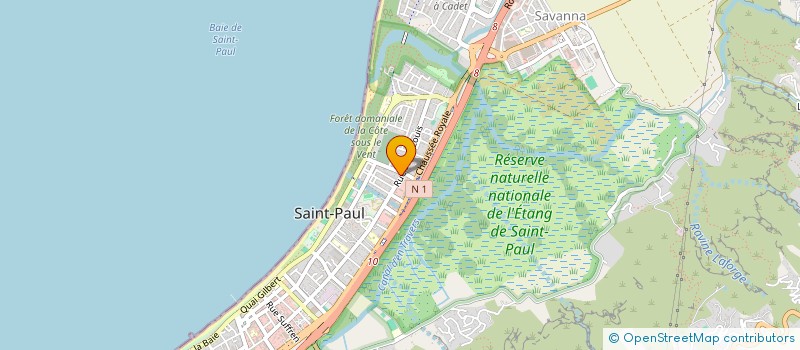 localisation de l'entreprise SCI LA SALETTE à SAINT-PAUL