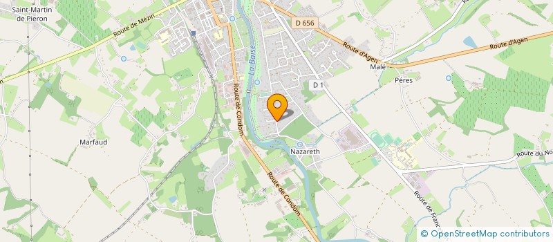 localisation de l'entreprise SCI LA SALICAIRE  NERAC