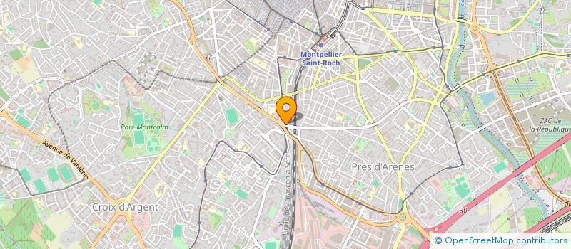 localisation de l'entreprise SCI LA SALINE à MONTPELLIER