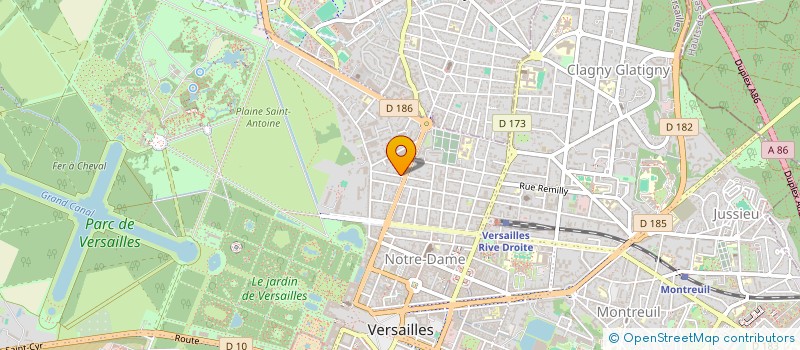localisation de l'entreprise SCI LA SALINETTE à VERSAILLES