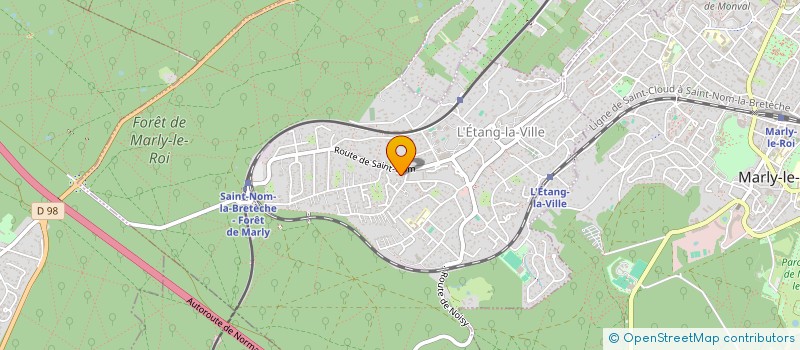 localisation de l'entreprise SCI LA SALLE L'ETANG  L'ETANG-LA-VILLE