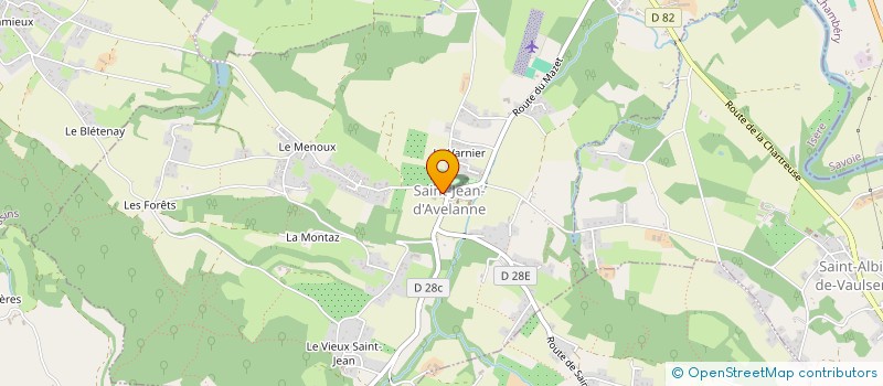 localisation de l'entreprise SCI LA SANGHA  SAINT-JEAN-D'AVELANNE