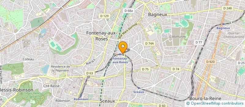 localisation de l'entreprise SCI LA SANTE à FONTENAY AUX ROSES