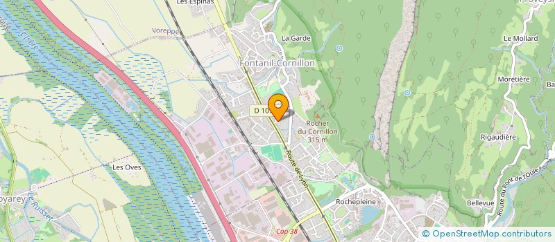 localisation de l'entreprise SCI LA SAONA  SAINT-EGREVE