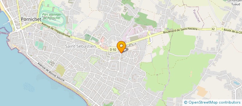 localisation de l'entreprise SCI LA SAPINIERE à PORNICHET